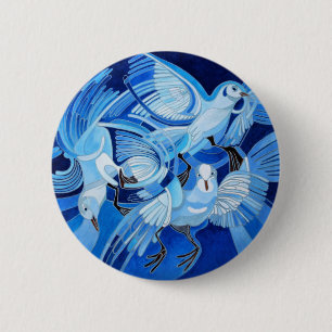 Taumeltauben in Cerulean Blue Button