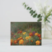 Täumerische Ringelblumen-Fine-Art-Foto Postkarte (Stehend Vorderseite)