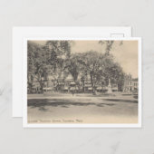Taunton MA, The Green, 1915 Postkarte (Vorne/Hinten)