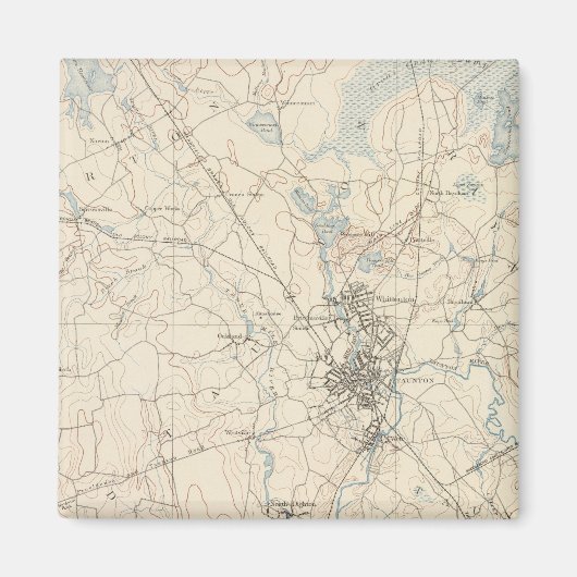 Taunton, Massachusetts Magnet (Vorne)