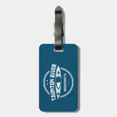 Taunton River Massachusetts Kayaking Gepäckanhänger (Rückseite vertikal)