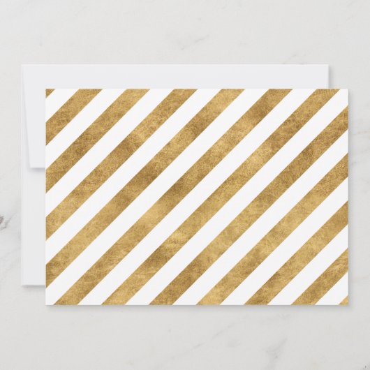 Taupe and Gold Imitate Fossilien 2 Foto Abschluss Ankündigung (Rückseite)