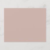 Taupe arch photo wedding Save the Date card (Rückseite)