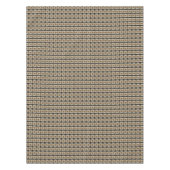 Taupe Beige Kaffee Brown Angesagt Orient Bali Art Tischdecke (Vorderseite)