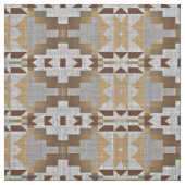 Taupe Beige Tan Dark Brown Gray Ethnic Look Stoff (Muster)