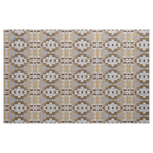 Taupe Beige Tan Dark Brown Gray Ethnic Look Stoff (Fat Quarter (45,7 x 55,9 cm))