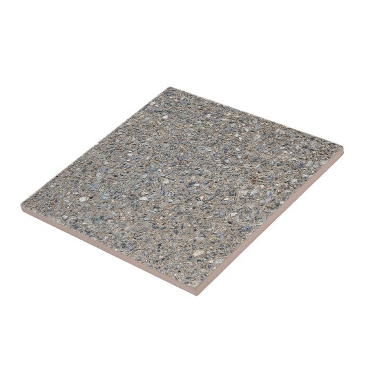 Taupe Beton Zement Blauer Aggregatweg Fliese (Seite)