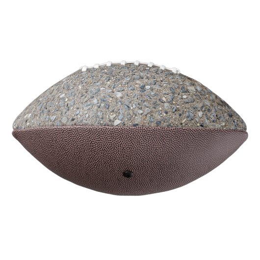 Taupe Beton Zement Blauer Aggregatweg Football (Gedreht 270)