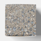 Taupe Beton Zement Blauer Aggregatweg Geschenkschachtel (Oben)