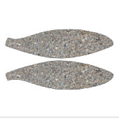 Taupe Beton Zement Blauer Aggregatweg Mini Basketball (Panele)