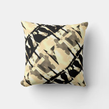 Taupe Black Beige Abstrakte große Fliesen