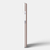 Taupe braune und weiße Süßigkeiten Streifen Case-M Case-Mate iPhone Hülle (Rückseite / Links)