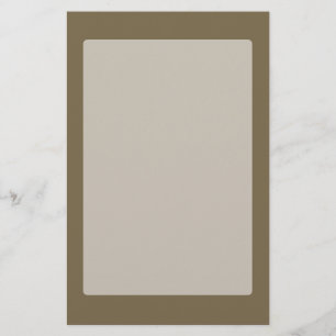 Taupe Coffee Color Decoder individuell einstellbar Briefpapier