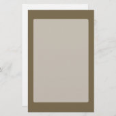 Taupe Coffee Color Decoder individuell einstellbar Briefpapier (Vorne/Hinten)