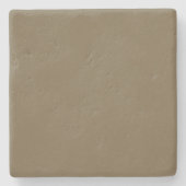 Taupe Coffee Color Decoder individuell einstellbar Steinuntersetzer (Vorderseite)