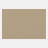 Taupe Damask marokkanisches Muster Geschenkpapier Set (Vorderseite 3)