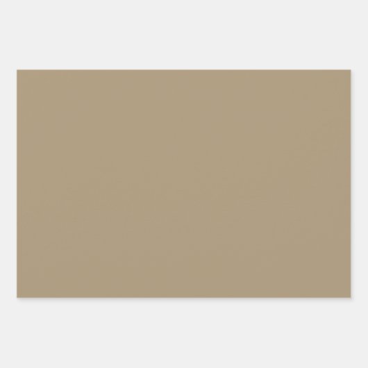 Taupe Damask marokkanisches Muster Geschenkpapier Set (Vorderseite 3)