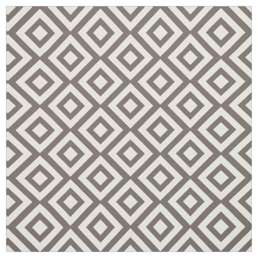 Taupe Diamonds Pattern Stoff (Muster)