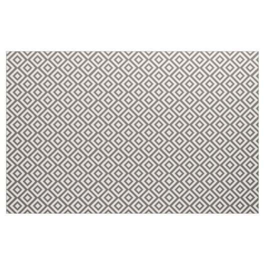 Taupe Diamonds Pattern Stoff (Fat Quarter (45,7 x 55,9 cm))