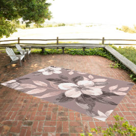 Taupe Floral Area Ruck für jeden Raum
