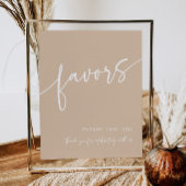 Taupe Gefallen Schildern Moderne Minimalistische D Poster