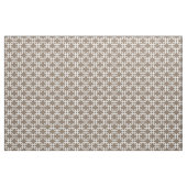 Taupe Geometric Links Muster Stoff (Yard (91,4 cm))