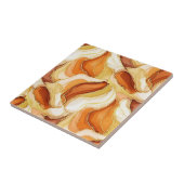 Taupe Gold Fluid Marmor Stein Abstrakt Fliese (Seite)