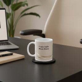 Taupe Gold Inspirational Jumbo-Tasse