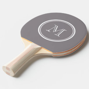 Taupe-graues Spitzen personalisiert gefärbt Tischtennis Schläger