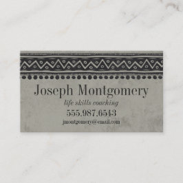 Taupe Gray Berufliche Termine Business Card