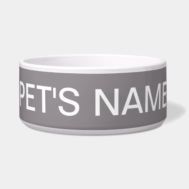 Taupe Gray Formal Cfarbred Napf (Vorderseite)