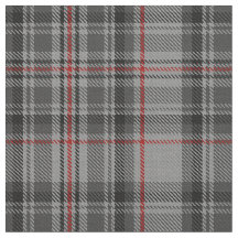Taupe Gray Red Black Tartan Kariert