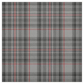 Taupe Gray Red Black Tartan Kariert Stoff (Muster)