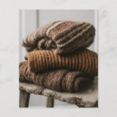 Taupe Handmade for You Wash Instructions Foto Flyer (Hinten)