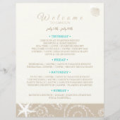 Taupe Ivory Starfish Beach Hochzeitreise (Vorderseite)