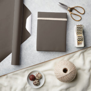 Taupe Matte Wrapping Paper Geschenkpapier