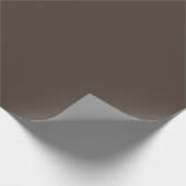 Taupe Matte Wrapping Paper Geschenkpapier (Ecke)