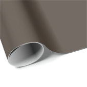 Taupe Matte Wrapping Paper Geschenkpapier (Rolleneckpunkt)