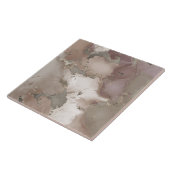 Taupe Palette Tinte und Gold abstrakt Fliese (Seite)