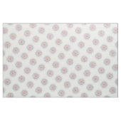 Taupe Red Blue White Mandala Stoff (Yard (91,4 cm))