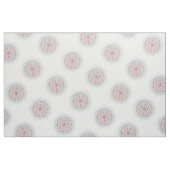 Taupe Red Blue White Mandala Stoff (Fat Quarter (45,7 x 55,9 cm))