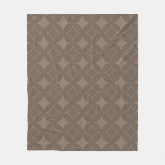 Taupe Shippo Fleecedecke (Vorderseite)