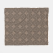 Taupe Shippo Fleecedecke (Vorderseite (Horizontal))