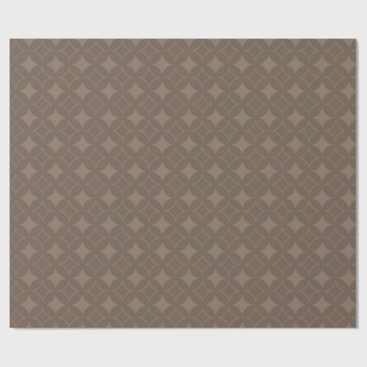 Taupe Shippo Geschenkpapier (Flach)