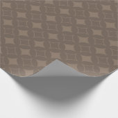 Taupe Shippo Geschenkpapier (Ecke)