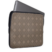 Taupe Shippo Laptopschutzhülle (Vorne Rechts)