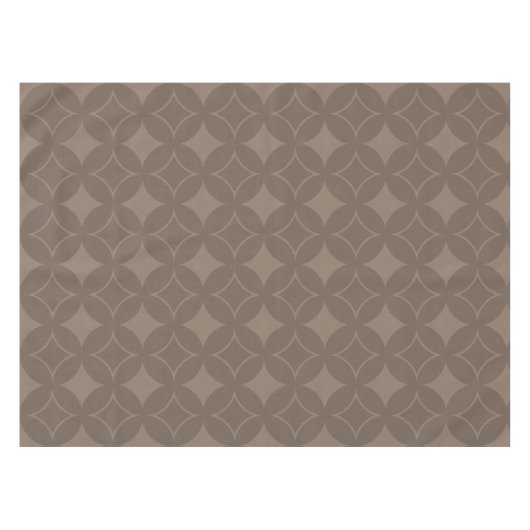 Taupe Shippo Tischdecke (Vorderseite (Horizontal))