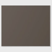 Taupe Solid Color Geschenkpapier (Flach)