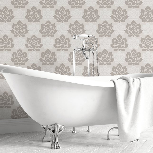 Taupe Sophisticent Succulent Tapete (Von Creator hochgeladen)