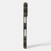 Taupe Streifen Case-Mate iPhone Hülle (Rückseite / Rechts)